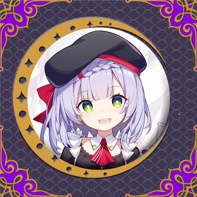 Captivating Fashion Jewelry Badge Featuring Cartoon Animation Brooch From Genshin Impact