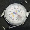 AUTOMATIC REFURBISHED SEIKO 6309A JAPAN MENS VINTAGE WHITE DIAL WATCH a443083-1