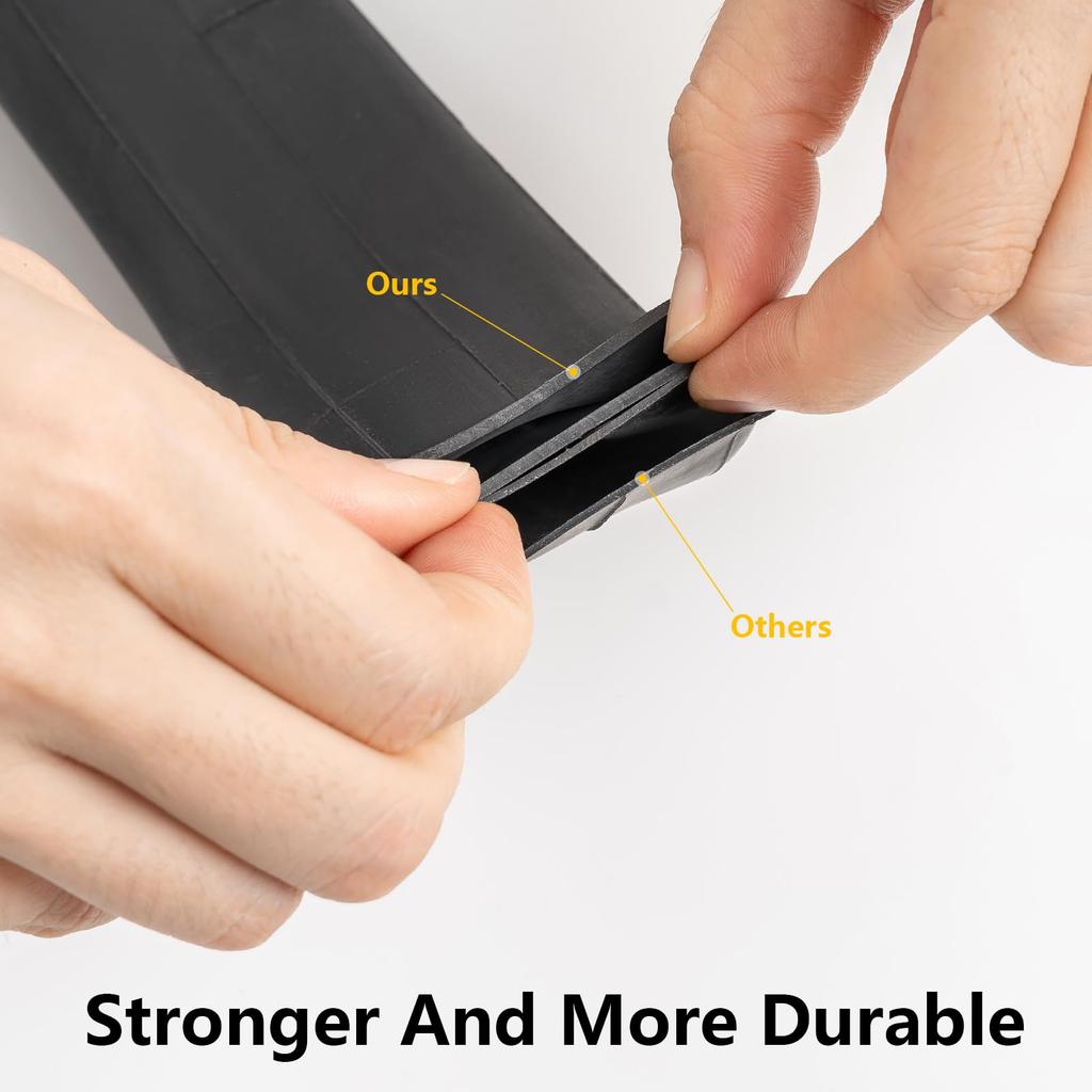 YunSCM 2-Piece 26x2.5/3.0 Bicycle Tubes, 32mm Wall, with Schrader Valve, for Mountain Bikes and Cross Bikes