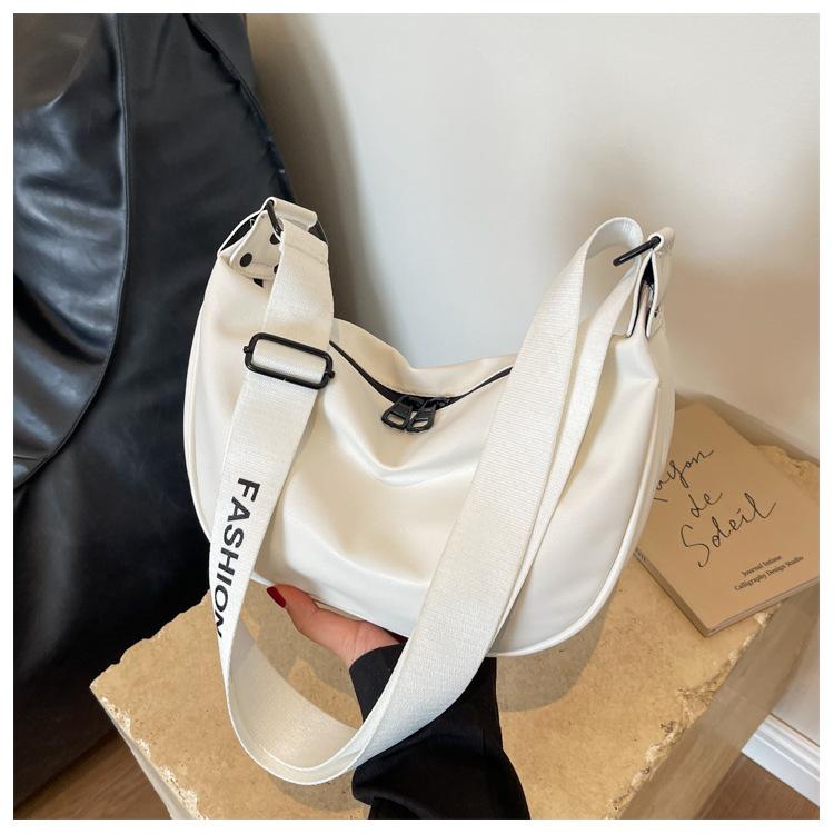 

Проста одноколірна жіноча сумка, нова осіння універсальна сумка для пельменів, поліуретанова сумка, модна жіноча сумка через плече білий