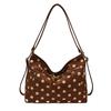 Korean Style Large Capacity Polka Dot Canvas Shoulder Bag for Women