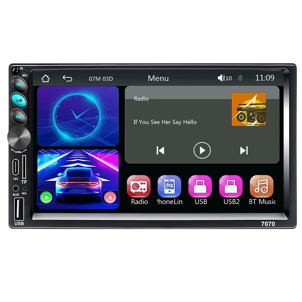 Carplay Autoradio 2din Touchscreen Auto Stereo Mp5 Player Mit Bluetooth Mirrorlink USB 2 Din Autoradio Für Universal