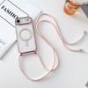 For iPhone Air Case Compatible with MagSafe Electroplating TPU Phone Cover with Long Lanyard