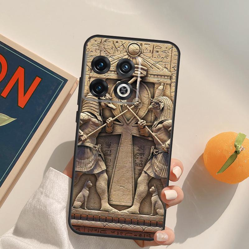 Ägypten Pharao Wandmalerei Hülle Für OnePlus Nord 5 CE 2 3 4 Lite N20 N30 OnePlus 15 13 12 11 13T 10T 10R 12R 13R Abdeckung