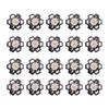 20pcs LED Chips Aluminum LED Lamp Beads Yellow Light Chips with Aluminum Substrate for DIY Lighting Fixtures