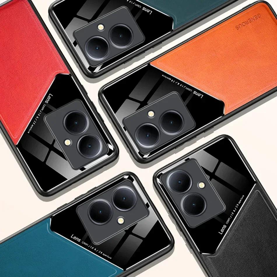 Luxury Leather Magnetic Protective Case for Redmi A3 13C 12 5G 12C 10C A1 Plus K70E K60 Ultra Pro Car Protect Shockproof Protection Cover