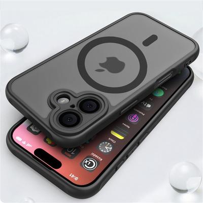 Luxury Armor Shockproof Case For iPhone 16 15 14 13 12 11 Pro Max 15 16 Plus 12 13 Mini Matte Transparent Hard Cover Shell Clear