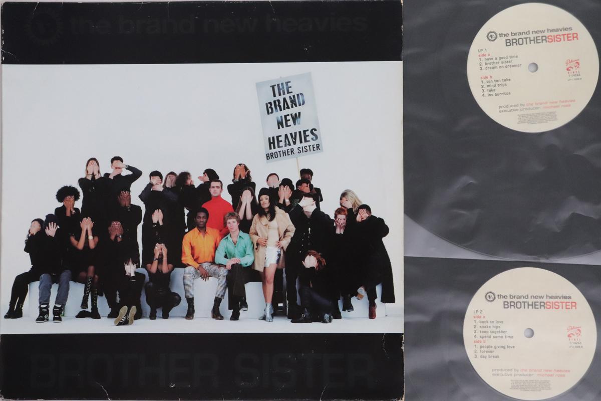 

LP Record BRAND NEW HEAVIES Brother Sister 114243 Delicious Vinyl 1994 US SoulFunk Used