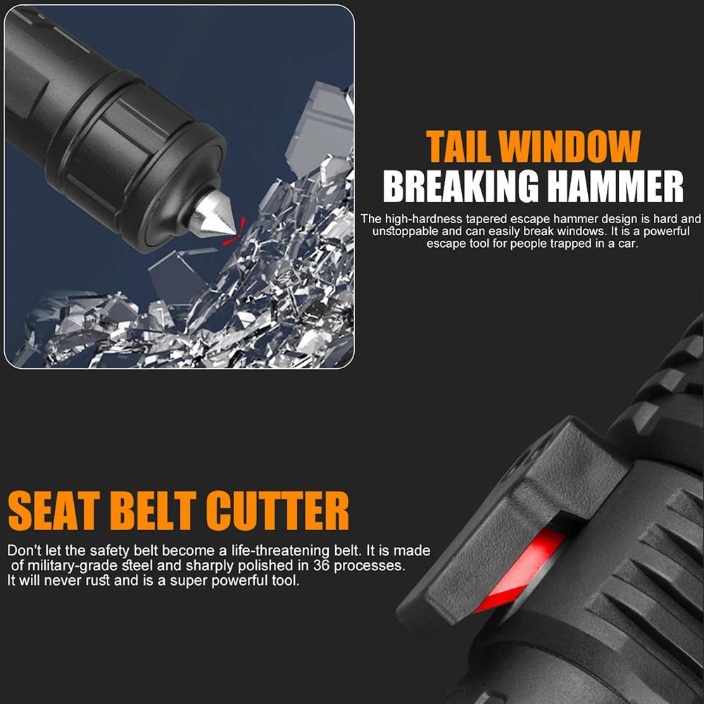 High Power LED Flashlight USB Rechargeable Light Telescopic Zoom Camping Torch with COB Side Light Multifunction Outdoor Lantern