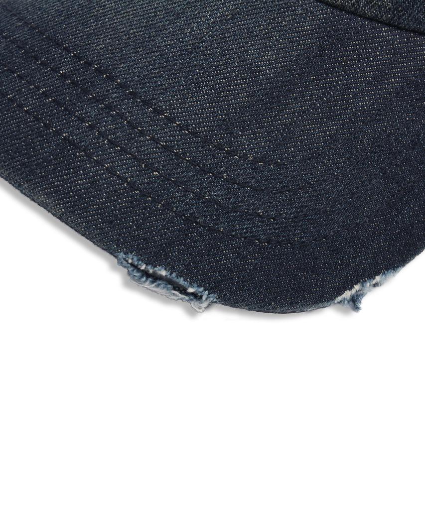 DOFFJASON Vintage Washed Denim Ball Cap Indigo