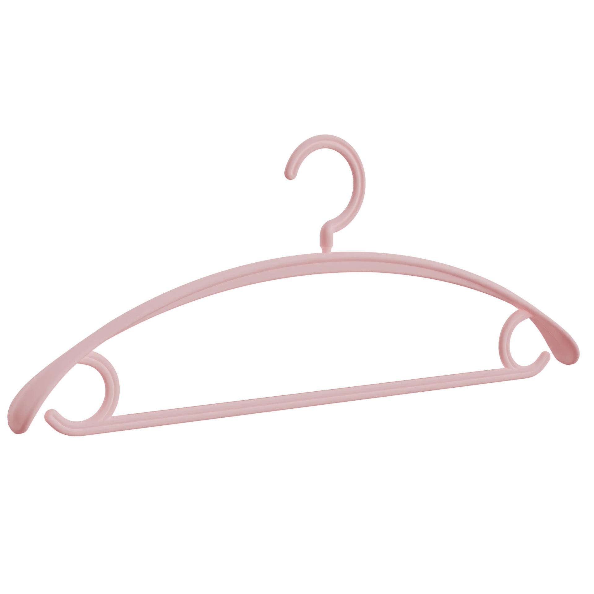 

Бесшовные широкие плечики, нескользящие вешалки для одежды для домашнего использования, вешалки для одежды из толстого пластика для взрослых студентов общежития #C17SB# розовый