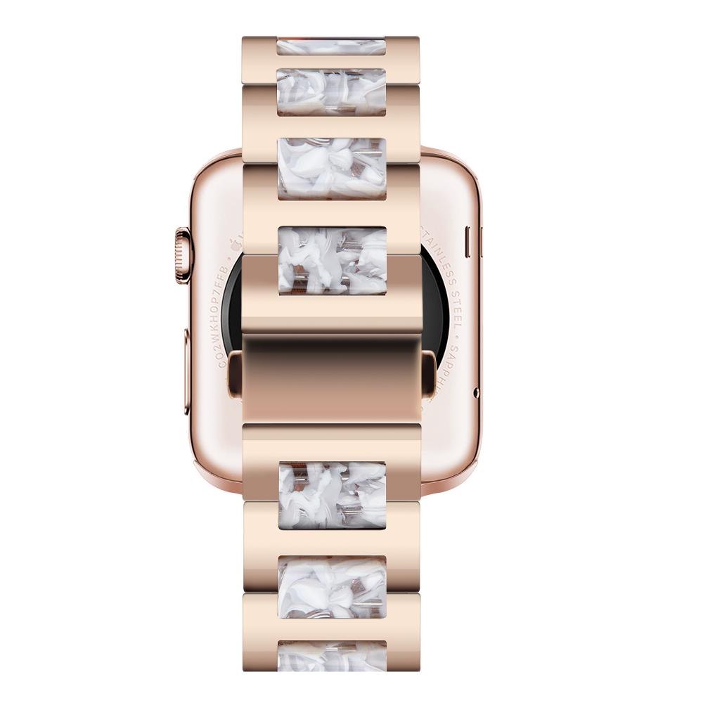 Hars+Metalen Band voor Apple Watch Ultra 3/2 Band 49mm 46mm 45mm 41mm 44mm 40mm 42mm Horlogeband iWatch Series 11 10 9 8 7 6 5 SE 3