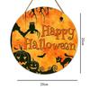 Halloween Wooden Hanging Decor for Front Door Entryway