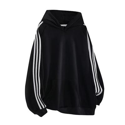 Striped Hooded Sweatshirt for Men In Spring and Autumn, National Trend, American Retro Couple Style Loose Hoodie Top Jacket for Men