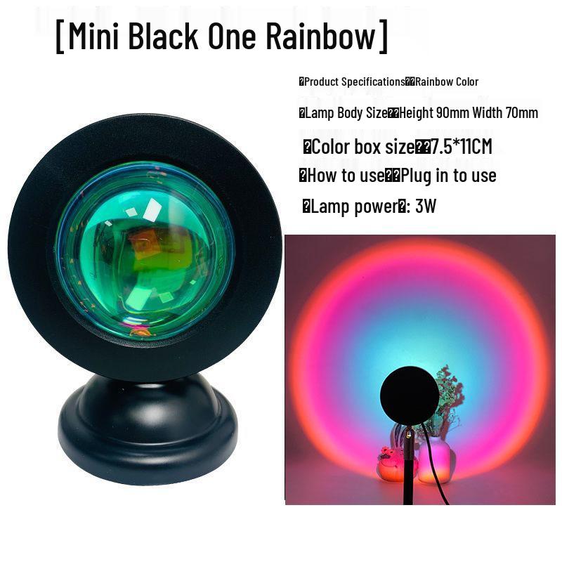 

Sunset Glow Atmosphere Projection Light - Night Table Lamp for Living Room & Bedroom