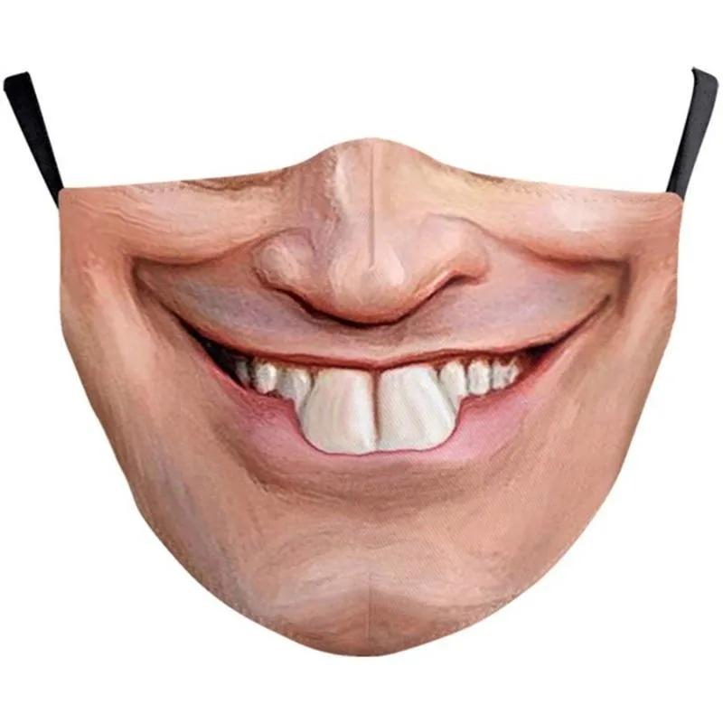 Outdoor Face Mask Unisex Adult Mouth Mask Dustproof Protective Reusable 3D Face Masks Party Masks
