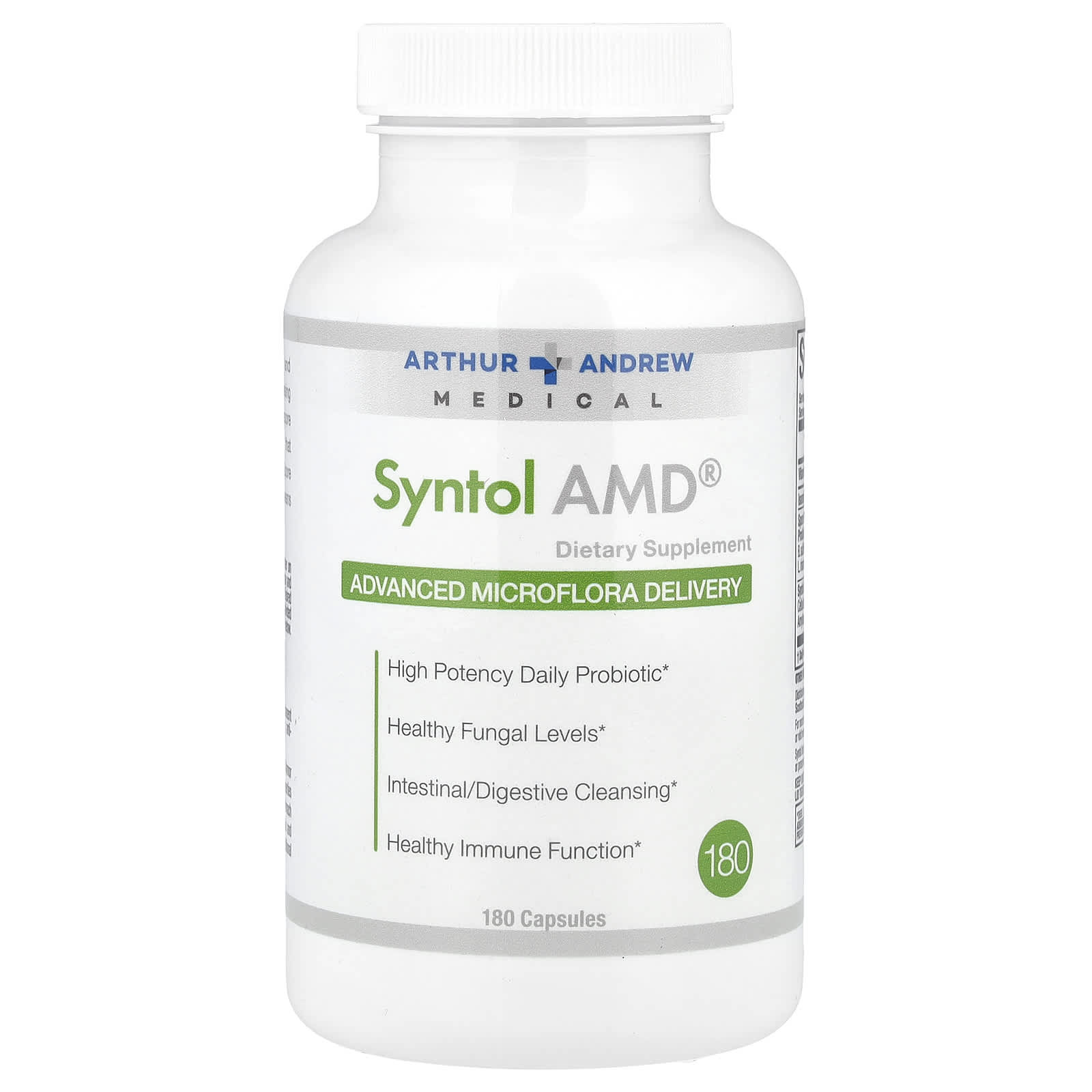 

Syntol Amd, Enhanced Microflora Delivery, 500Mg, 180 Capsules
