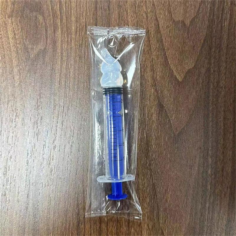 Strzykawki do czyszczenia noska niemowlęcego Wzory Silikonowy aspirator do nosa dla niemowląt do łatwej kontroli przepływu i obserwacji dla dzieci w wieku od 0 do 6 lat