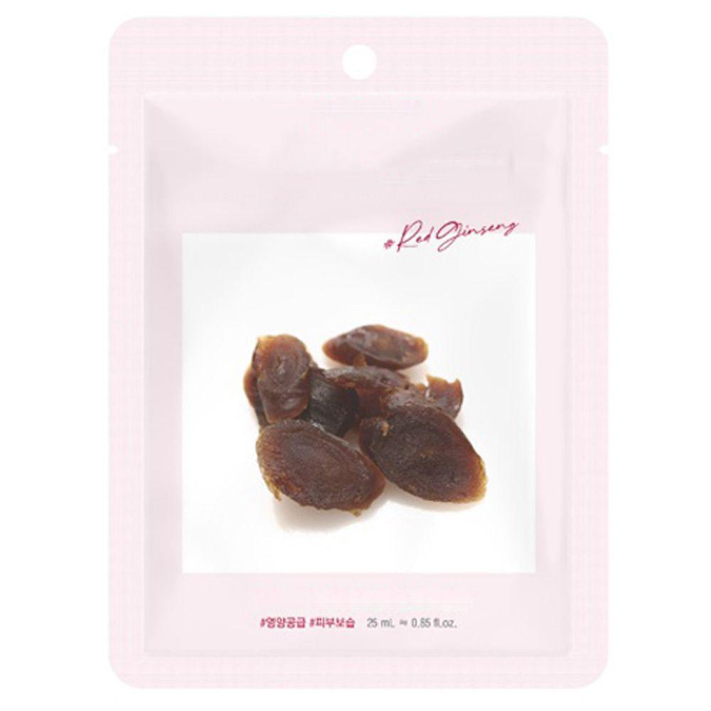 6-year-old QHMYAKSY red ginseng deep nourishment and moisturizing care mask pack 10 sheets