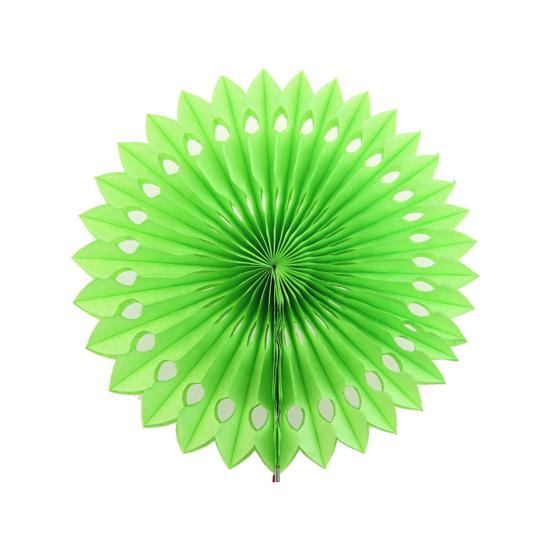 Paper Fan Flower Round Skeleton Scene Setting Props Paper Fans Pinwheels Hanging Flower for Party