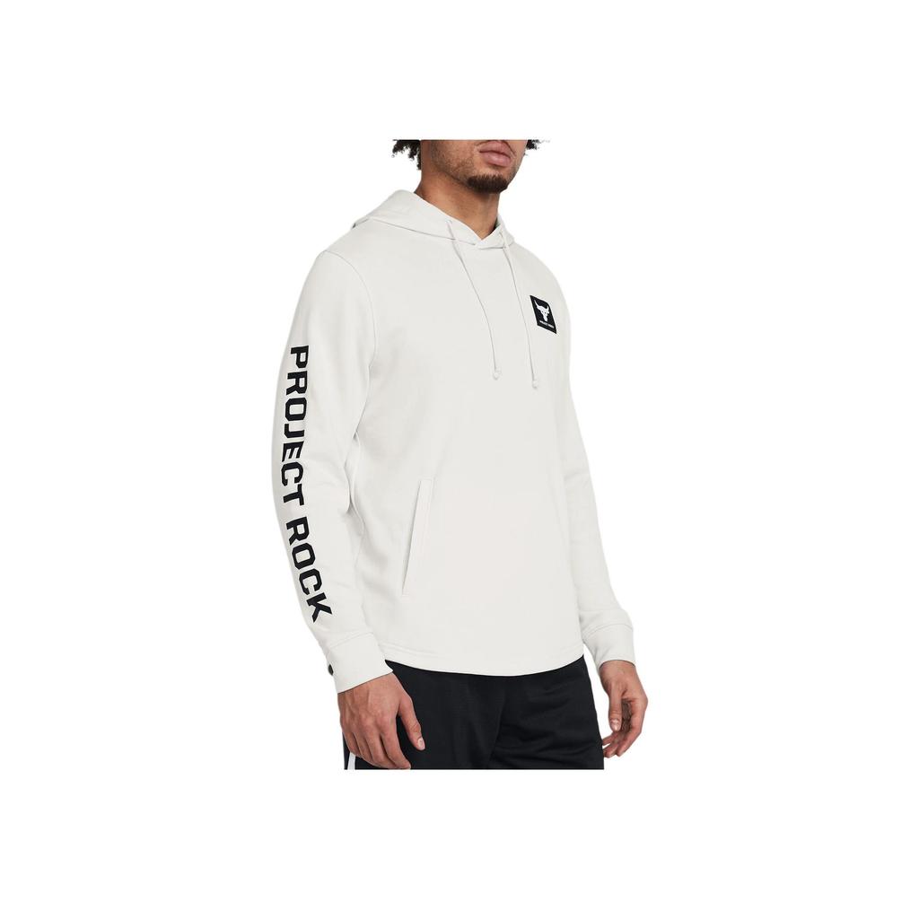 Under Armour Sports Leisure Hooded Sweatshirt Men Off-White 1377428-114