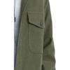 UNIQLO Solid Color Loose Fit Lightweight Work Shirt Unisex shirts Olive 462092-56