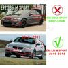 FOR BMW 3 SERIES E92 E93 M SPORT FRONT SPLITTER BUMPER LIP GLOSS BLACK LCI 10-13 Msyj19