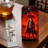 Anime A-Attack On Titan E-Eren Yeager Phone Case For iPhone 17, 16,15,14,13,12,11 Plus,Pro Max, Others Soft Black Cover