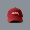 Letter Embroidered Baseball Cap for Women New Wide Brim Big Face Showing Small Big Head Circumference Men's Hat Versatile