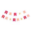 Colorful Paper Birthday Banners With Unique Fish Tail Design For Stylish Decor Party