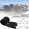 1 Pair 300CM X 2.5CM Car Roof Rack Luggage Cam Buckle Lashing Tie Down Straps