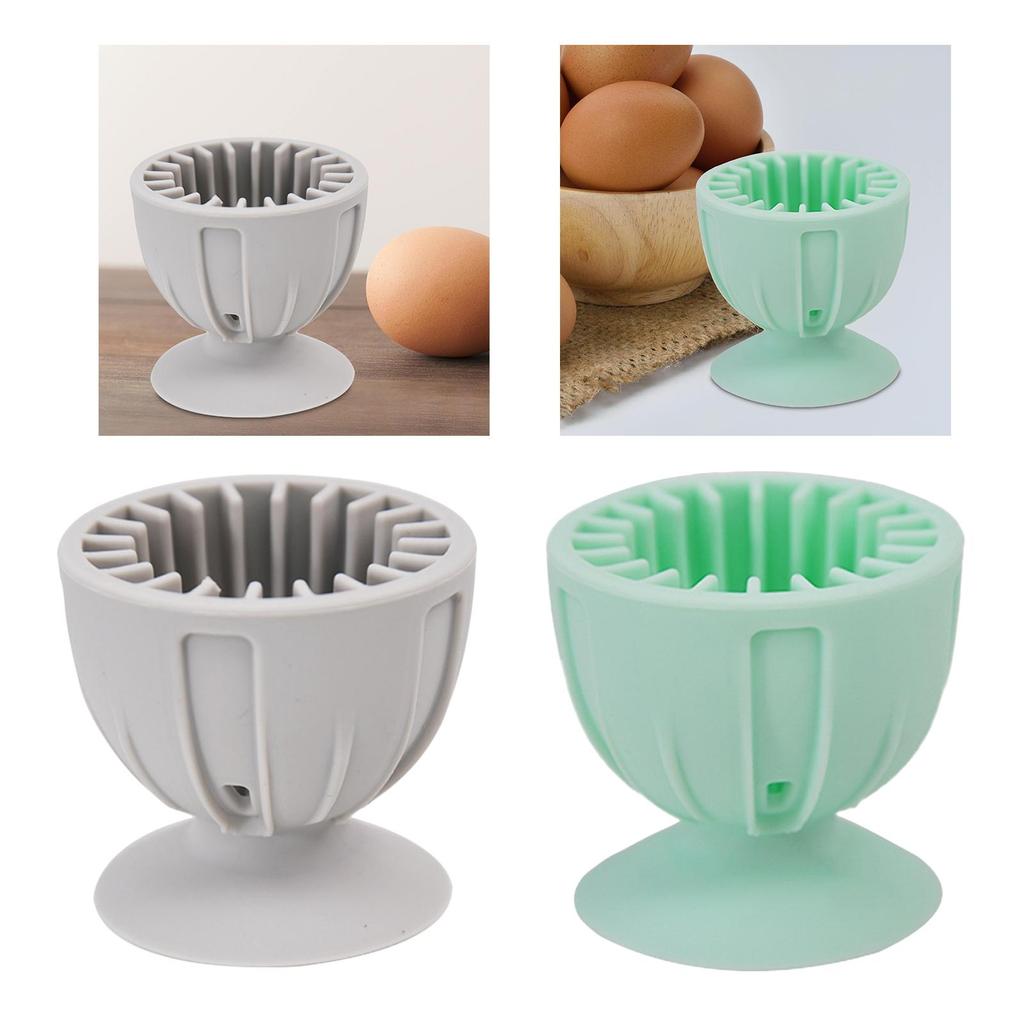 Egg Scrubber for Fresh Eggs Kitchen Utensil Silicone Multipurpose Washer gray