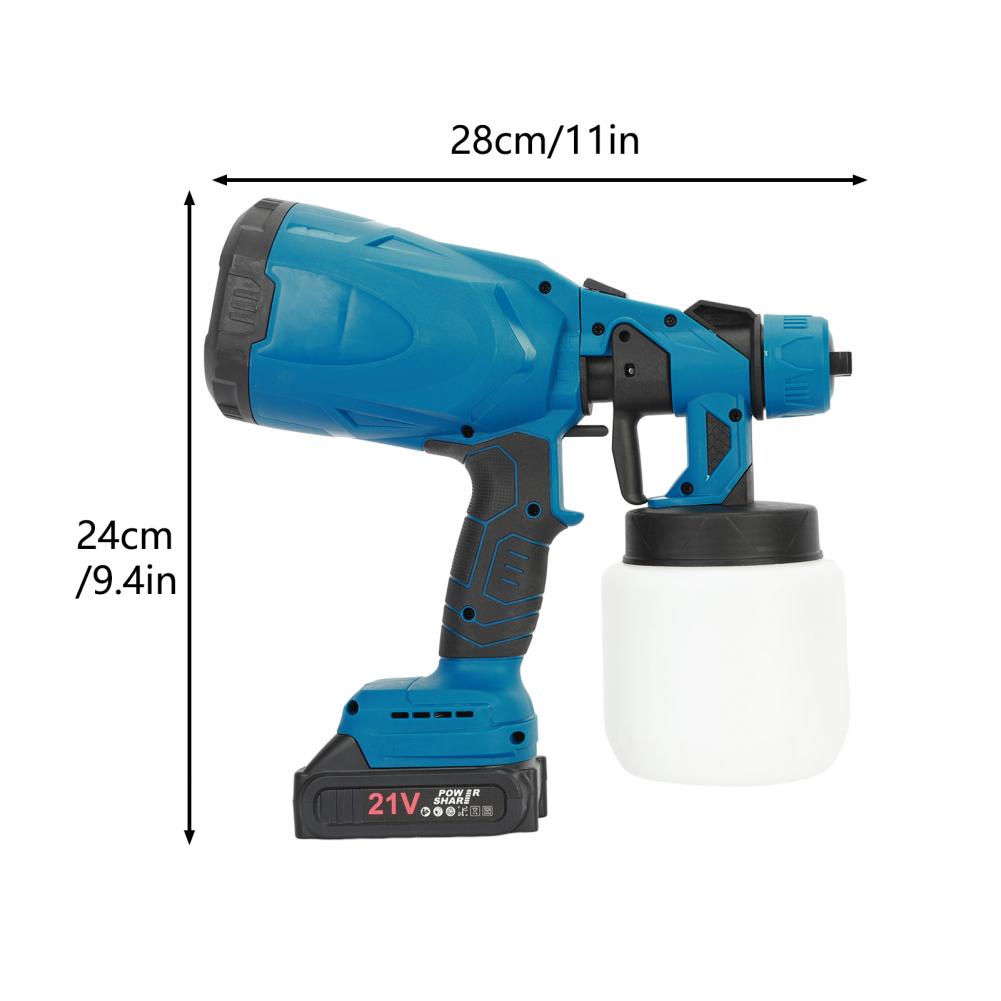 Mini Paint Sprayer Ergonomic Handle Long-Spray Distance 3 Spray Patterns Rechargeable Electric Handheld Powerful Paint Sprayer