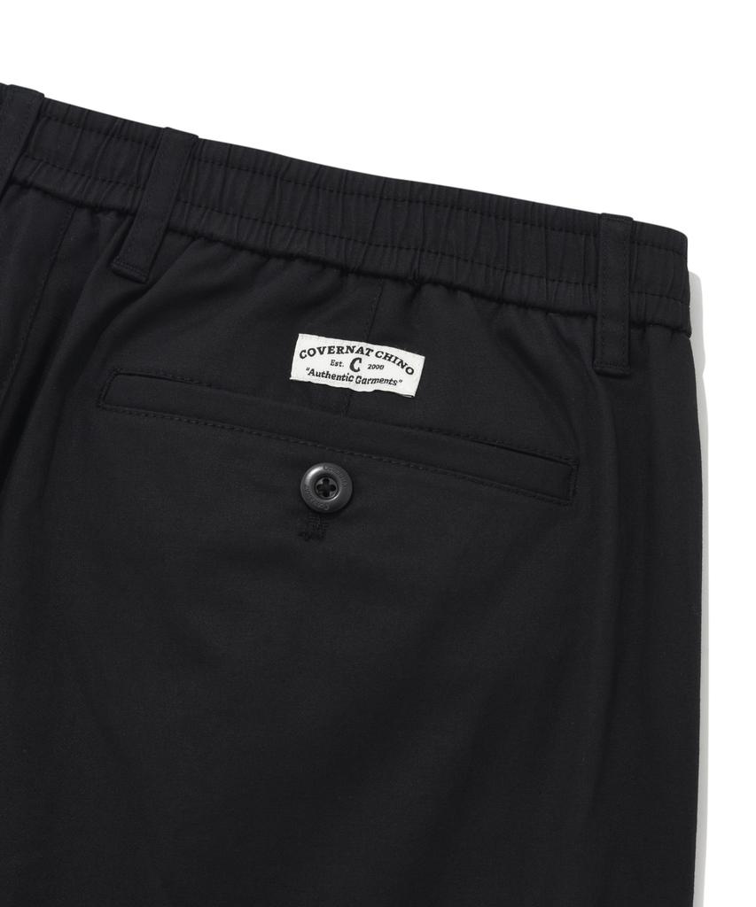 COVERNAT Tapered Chino Pants Black