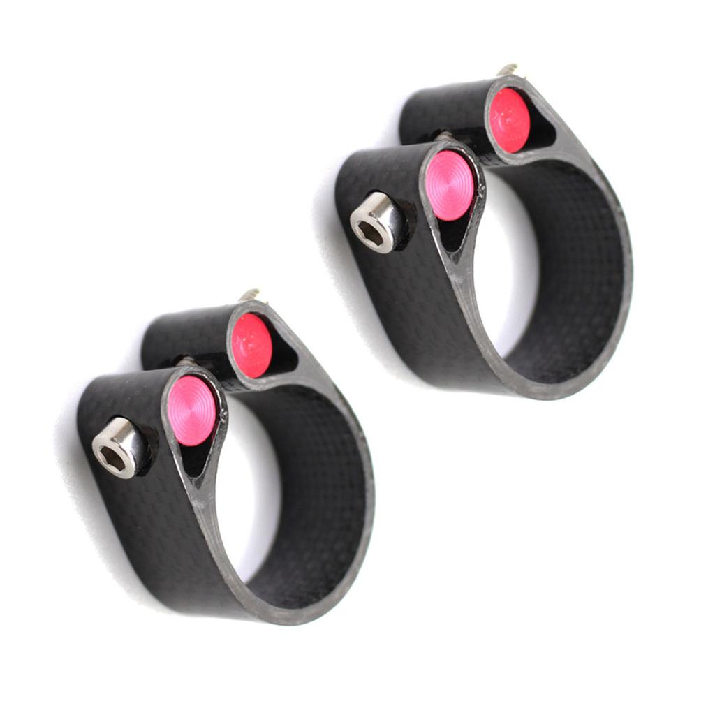 Zacisk sztycy podsiodłowej roweru Mocne blokowanie Klips do rury sztycy podsiodłowej z włókna węglowego do roweru górskiego