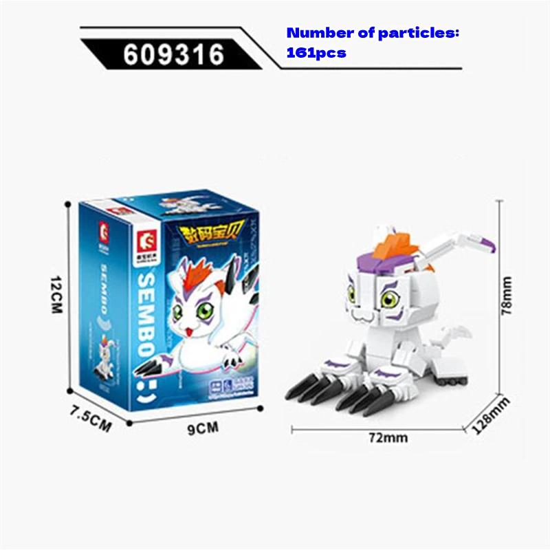 Digimon Building Blocks Kawaii Yagami Taichi Agumon Model Educational Assembly Childrens Toys Birthday Gift Gabumon Figure