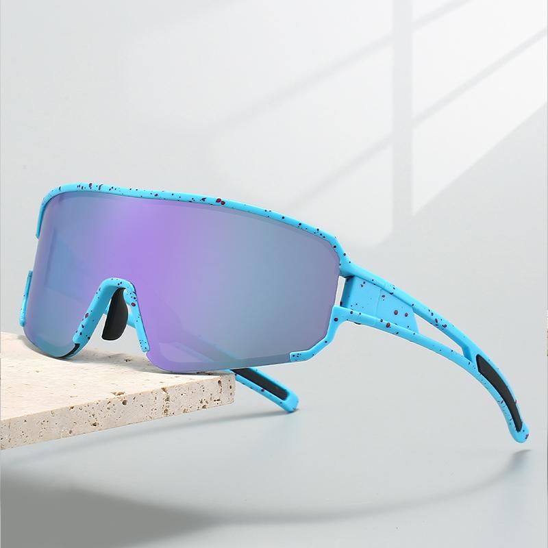 Oversized Sports Goggle Men  New in Punk Mirror Outdoor Fishing Sunglasses Trendy Windproof Anti-UV Cycling Shades