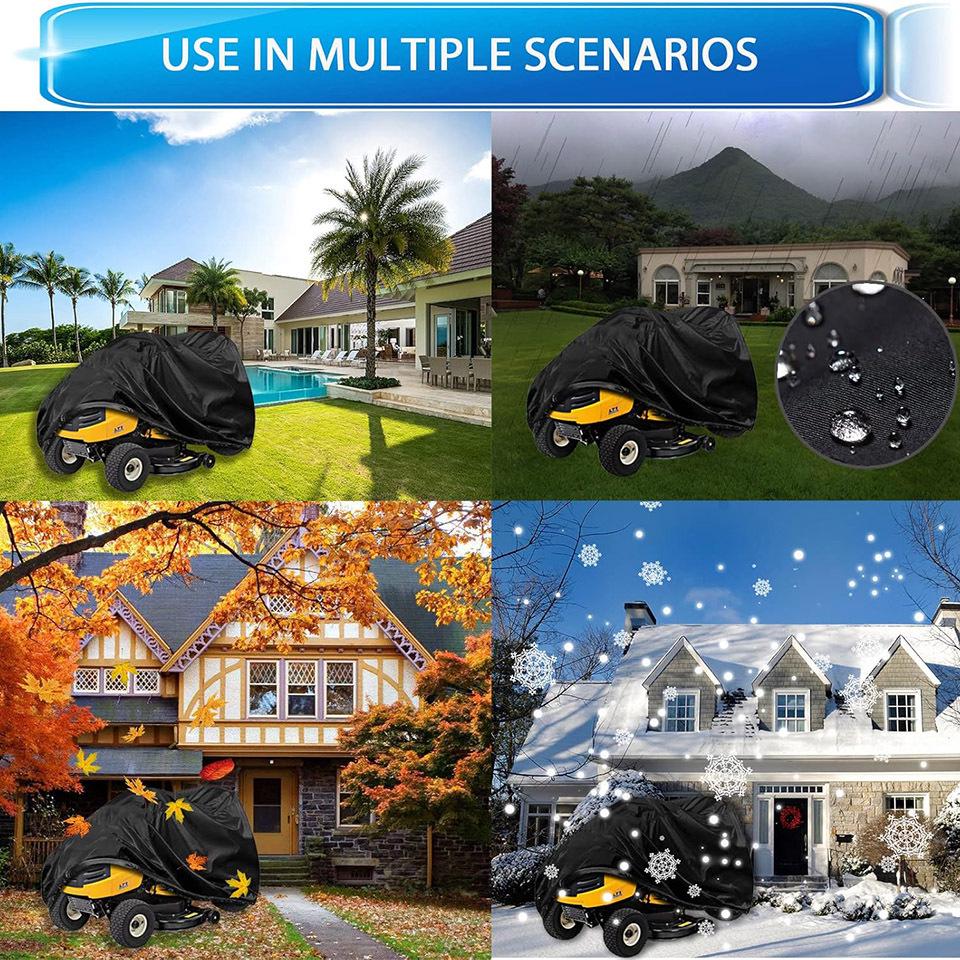 Wodoodporna, chroniąca przed słońcem i kurzem osłona na kosiarkę i maszynę do pielenia, wykonana z tkaniny Oxford 210D