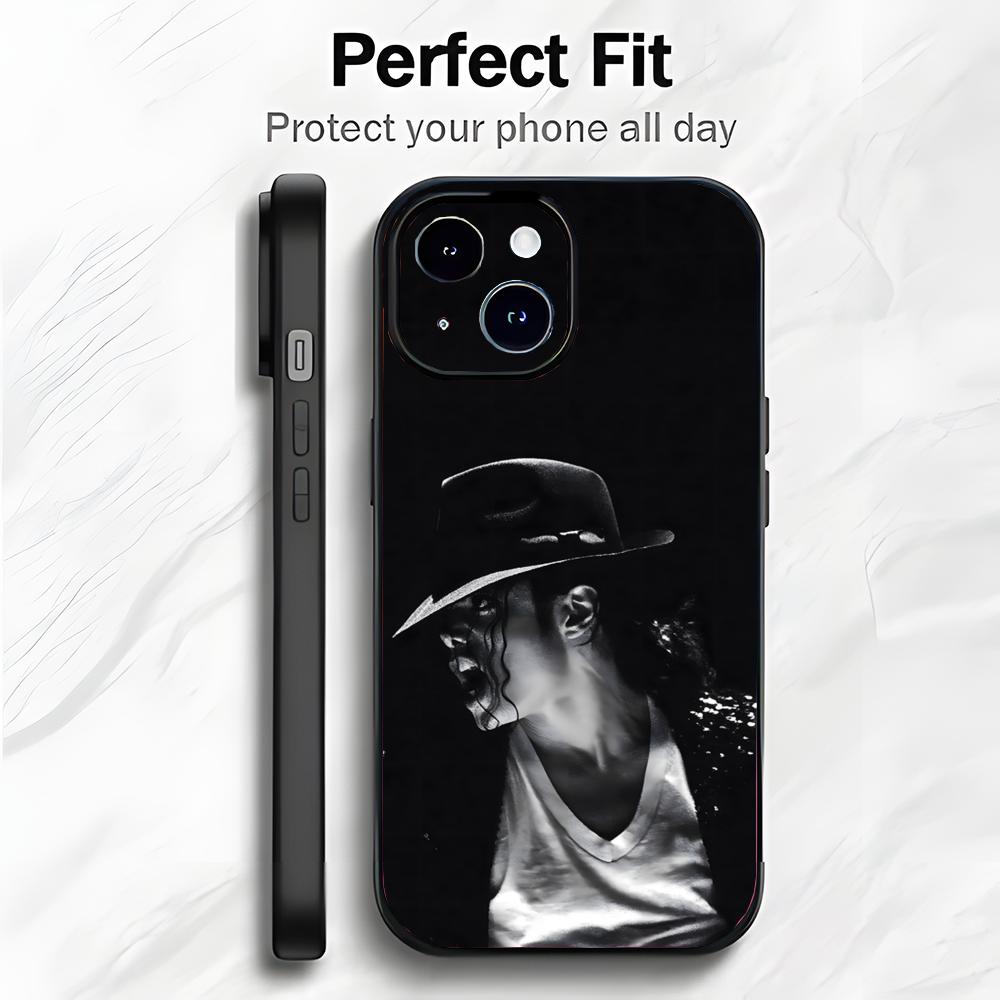 Pop-Sänger M-Michael Jackson Handyhülle Handyhülle Trend Weiche Hülle Leicht Für iPhone17 16 15 14 ProMax iPhone14plus