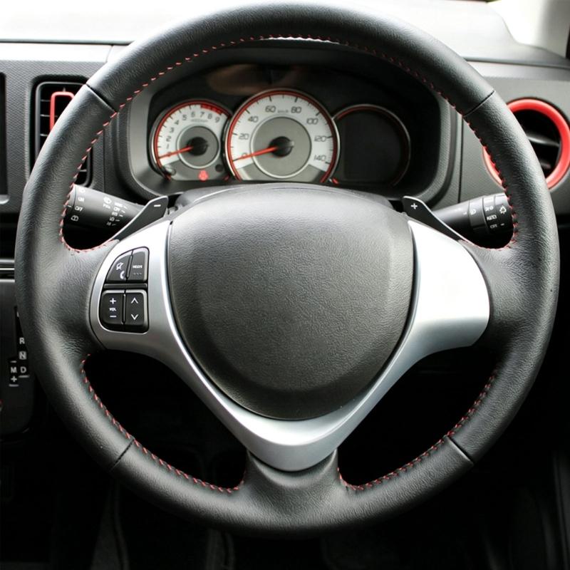 Car Steering Wheel Button Trim Panel Assembly, ABS Housing for 660CC 2009-2016 Overseas Model Fitment Service Part Use