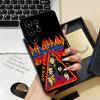 Hot Rock Band D-Def Leppard Phone Case For Samsung S26 S25 S24 FE S23 S22 S21 Plus S20 Ultra Note20Ultra Black Soft Shell
