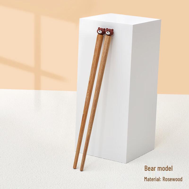 Diruen Cartoon Animal Wooden Training Chopsticks for Kids