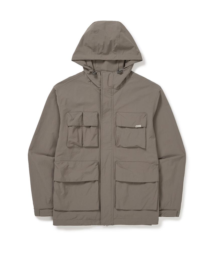 Snowpeak Apparel Root Utility Windbreaker (S24Fmrwb66) Dark Khaki