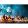 Halloween Party Decoration Hanging Cloth Pumpkin Witch Bat Castle Full Moon Night Photography Background Not Room Decoration