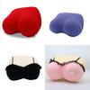 Memory Foam Funny Breast Pillow With Solid Color For Novelty Gift And Home Decor