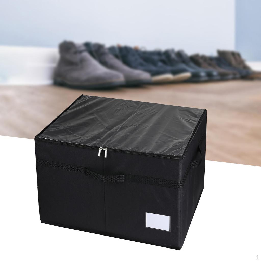 Clear Lid Shoe Container for Closet, Ideal Sneakers and Loafers