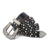 Strassgürtel für Männer und Frauen, Dornschließe, Punk, europäischer und amerikanischer Stil, Persönlichkeit, Mode, vielseitiger Hosengürtel
