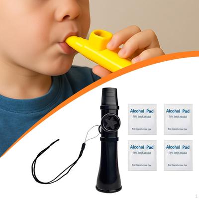 Kazoo Flute Mouth Good Companion Lightweight with Lanyard Musical Instrument for Stage Adults