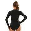Color Block Long Sleeve Women's Swimsuit Sexy Tight Surfsuit Conservative Wetsuit Swimsuit