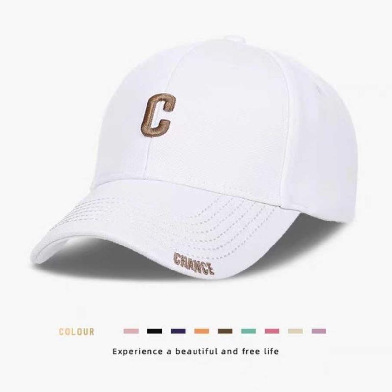 Embroidery Letter Cap Men's Baseball Cap Women's Deep Top Sunscreen Shade Wide Curved Eaves Versatile